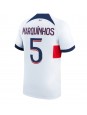 Moški Nogometna dresi replika Paris Saint-Germain Marquinhos #5 Gostujoči 2023-24 Kratek rokav
